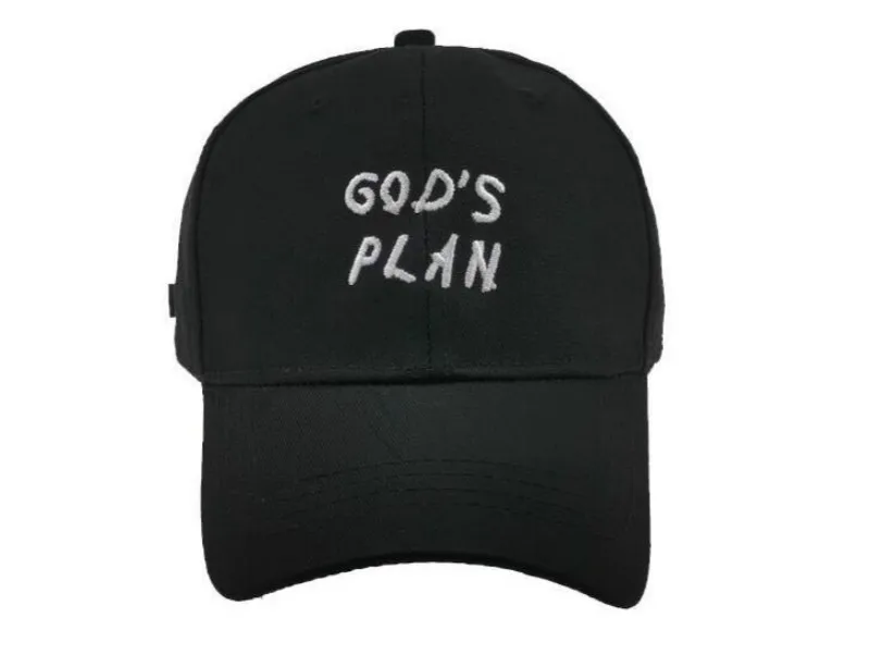 GOD'S PLAN бейсболка для женщин хлопок вышивка шляпа для стрельбы Высокое Качество уличная хип хоп спортивная шляпа Kpop Мужская шапочка из спандекса