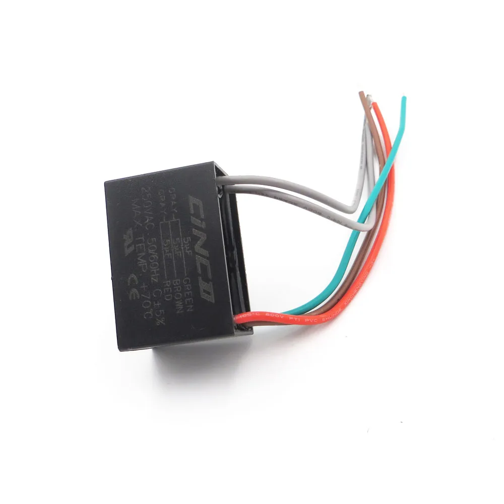 CBB61 5 мкФ + 250V проводов электродвигатель работает конденсатор Электрический