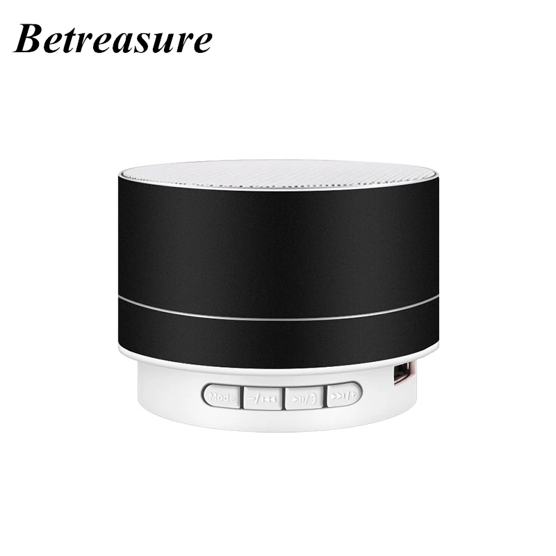 Betreasure A10 Беспроводной Bluetooth Динамик Металл Мини Портативный Subwoof звук с