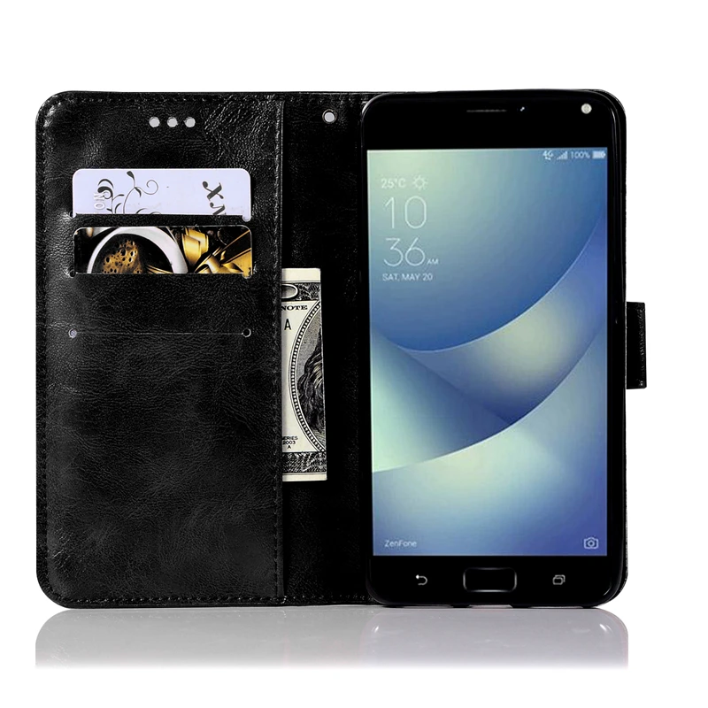 Чехол s для Asus ZC 554KL Zenfone 4 MAX ZC554KL двойной флип чехол телефона Zenfone4 554 KL кожаный