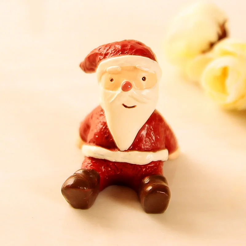 

2Pcs/lot Christmas Tree Ornaments Santa Claus Mini Snowman 2018 New Fashion Decor Merry Christmas Decoration for Home Ornament