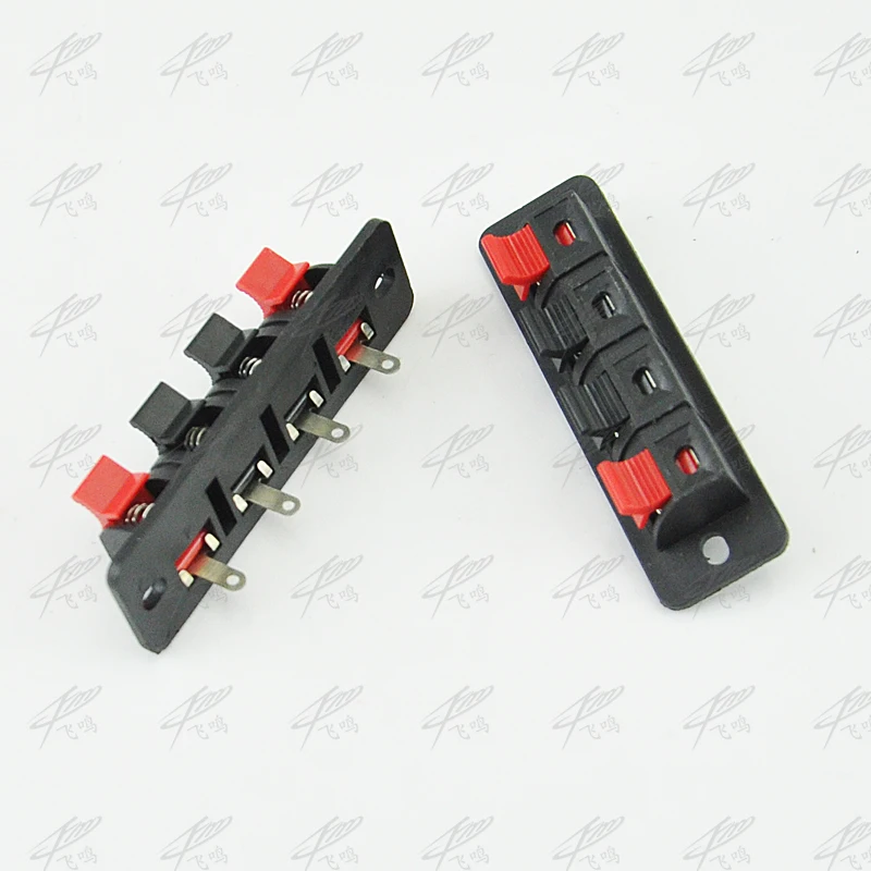 5 шт Горячие однорядные 4 Pin положения спикер Клеммная плата Разъемы|4 pin terminal|connector