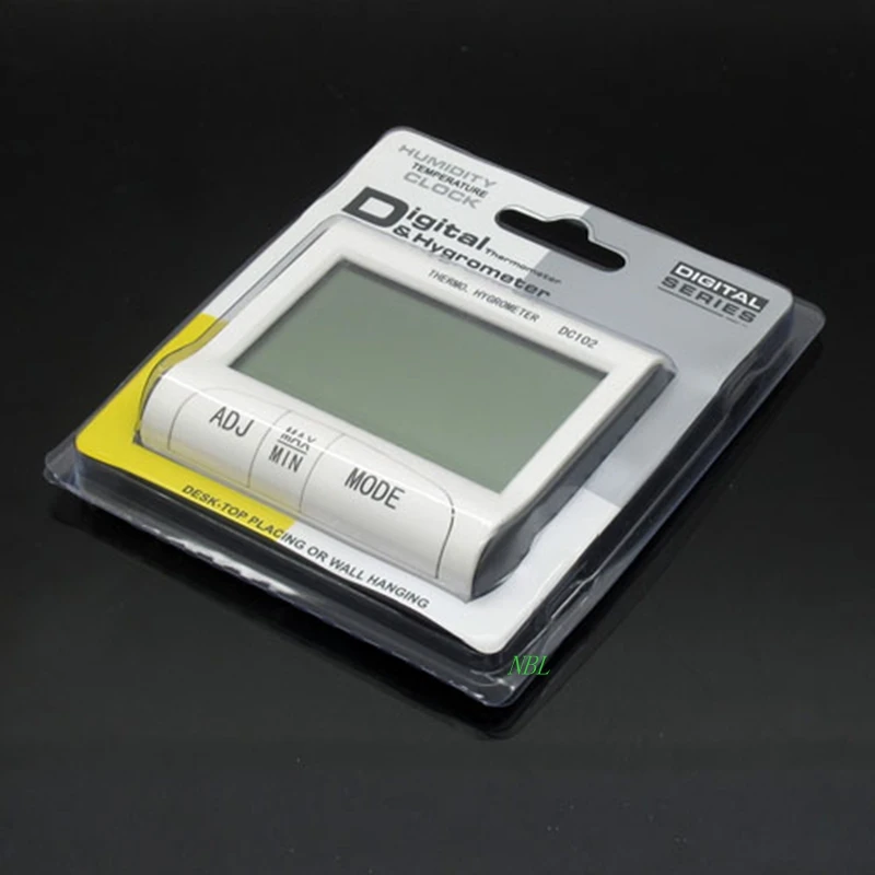 Цифровая комнатная метеостанция с термометром и гигрометром настольный мини