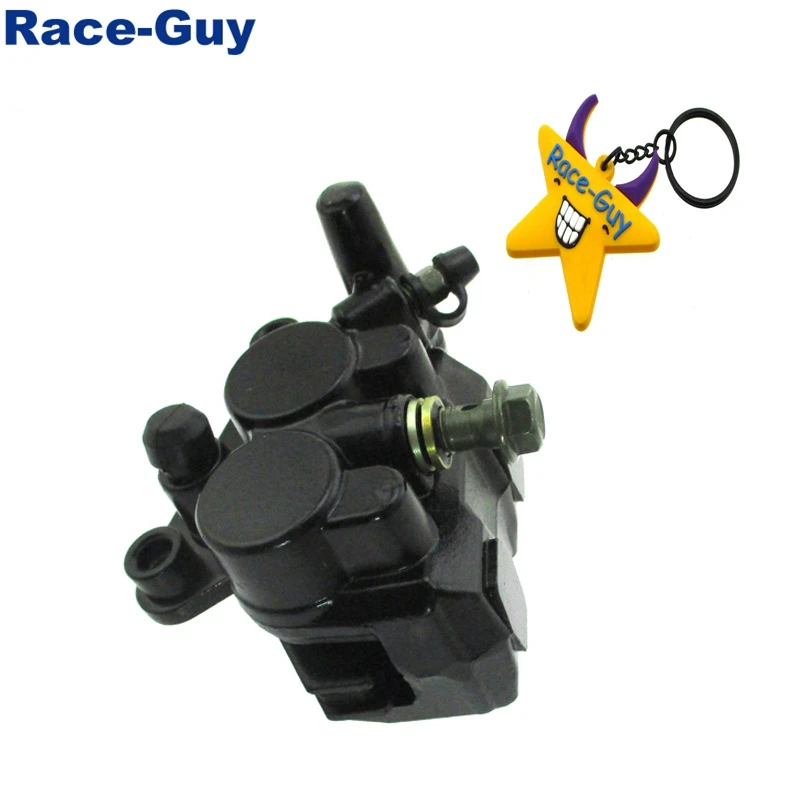 Передний дисковый тормозной суппорт левый для 2-поршневого скутера мопеда 50cc 125cc