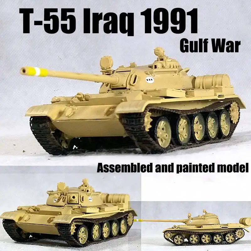Армейский T 55 в Ираке русский основной боевой танк MBT война заливе 1991 пустыня 1/72