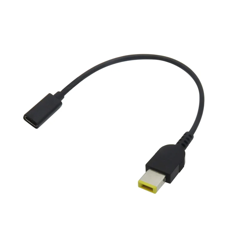 Для Lenov USB-C type C-тонкий наконечник кабельный адаптер/квадратный наконечник кабельный адаптер