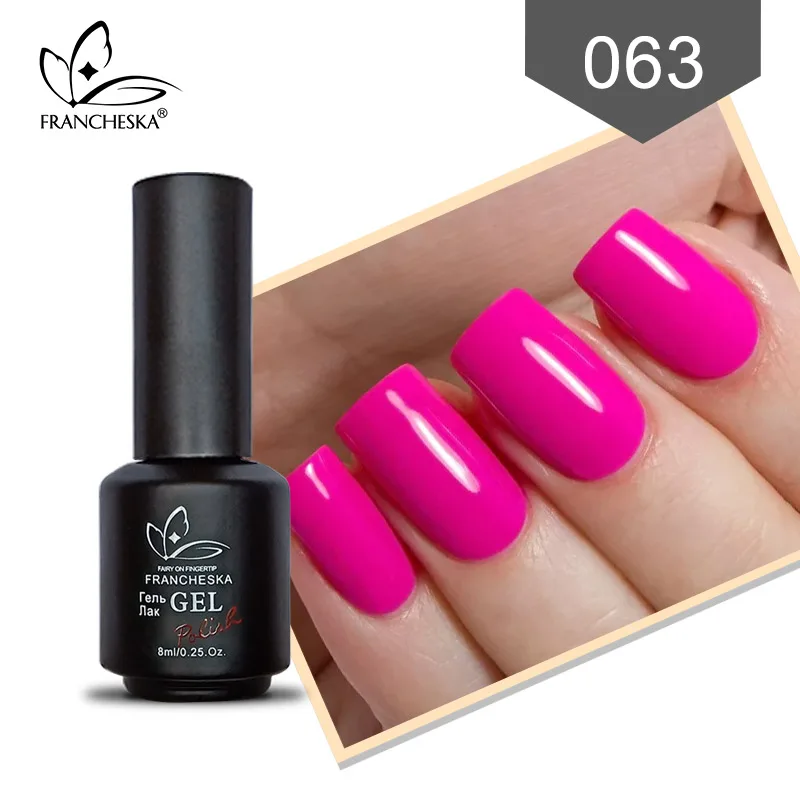 Francheska 063 Francheska Гель-лак для ногтей горячая Распродажа серия камуфляж Гель-лак unha ongle lakiery hybrydowe долговечный замачивающийся Гель-лак - Цвет: Francheska 063
