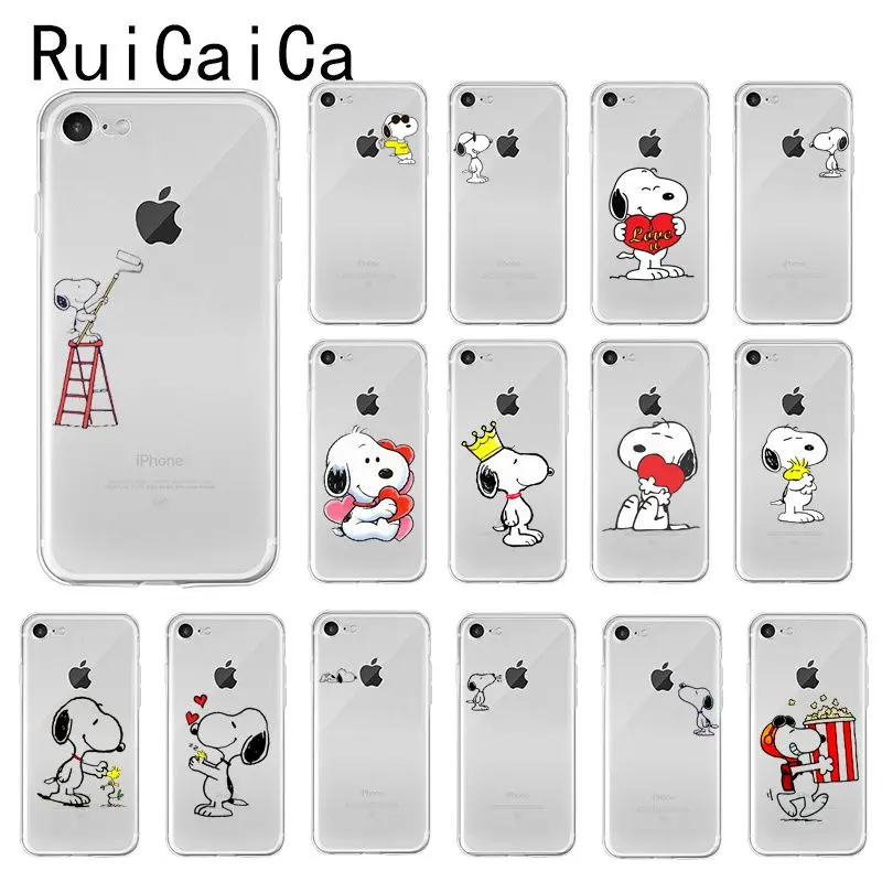 Ruicaica Модный мягкий силиконовый чехол из ТПУ для iPhone 8 7 6 6S Plus X XS MAX 5 5S SE XR