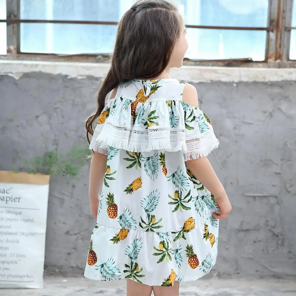 Kidlove/стильные платья для девочек платье принцессы с открытыми плечами и