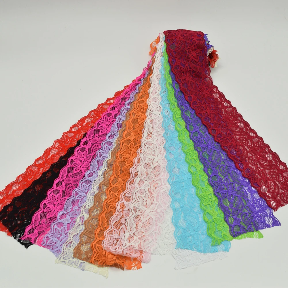 200 ярдов красивое кружевное эластичное цветочное белье повязка на голову кружево