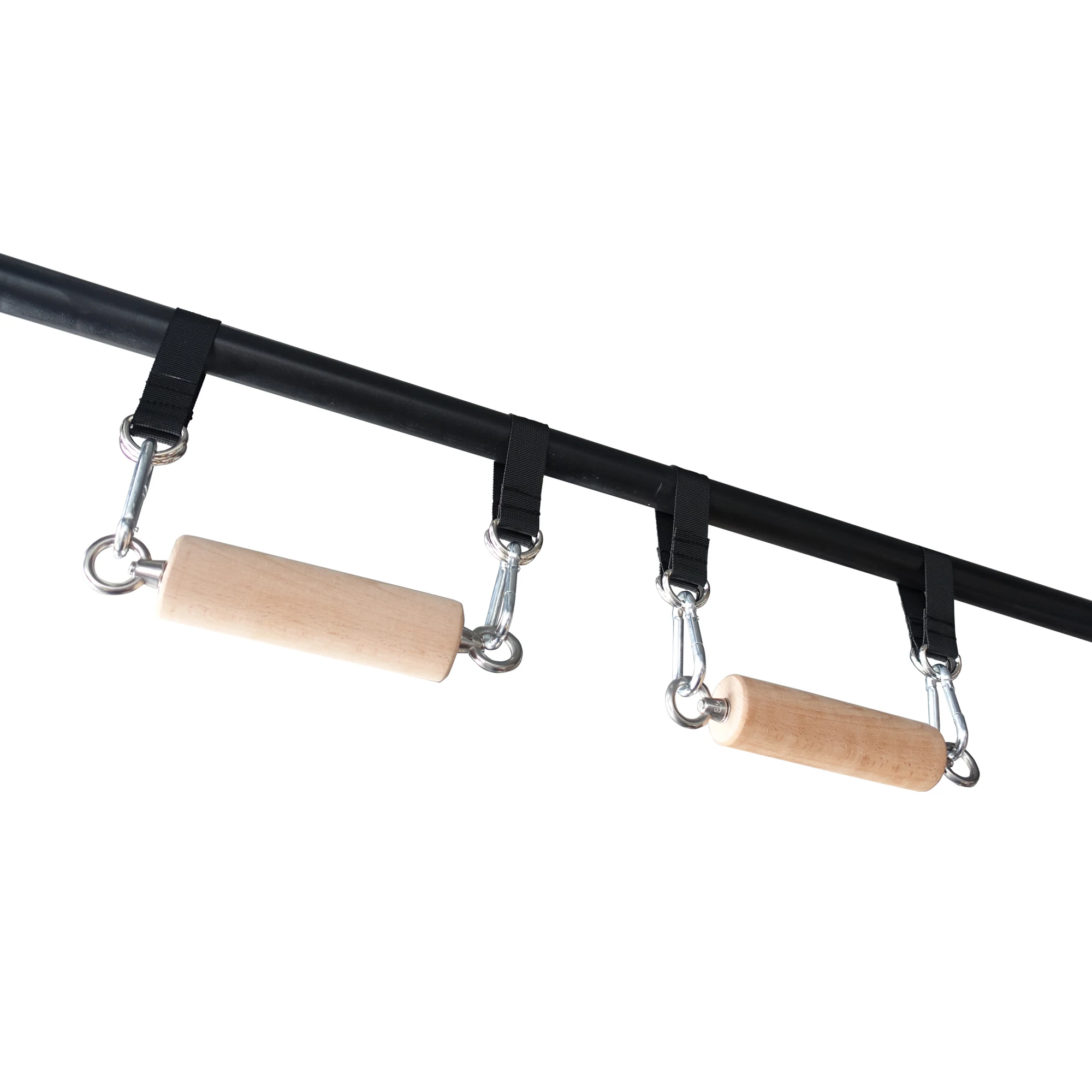 1 Pair Pull Up Hand Wooden Grip with Strap Cannonball Grips for Grip Strength Core Workout Rock Climbing Holds Finger Exercise