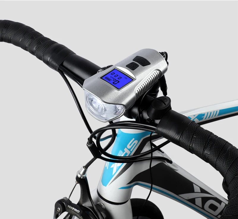 WEST BIKING 3 в 1 велосипедный светильник 1500 мАч велосипедный рожок велосипедный фонарь одометр головной светильник MTB велосипедный компьютер USB Перезаряжаемый велосипедный светильник