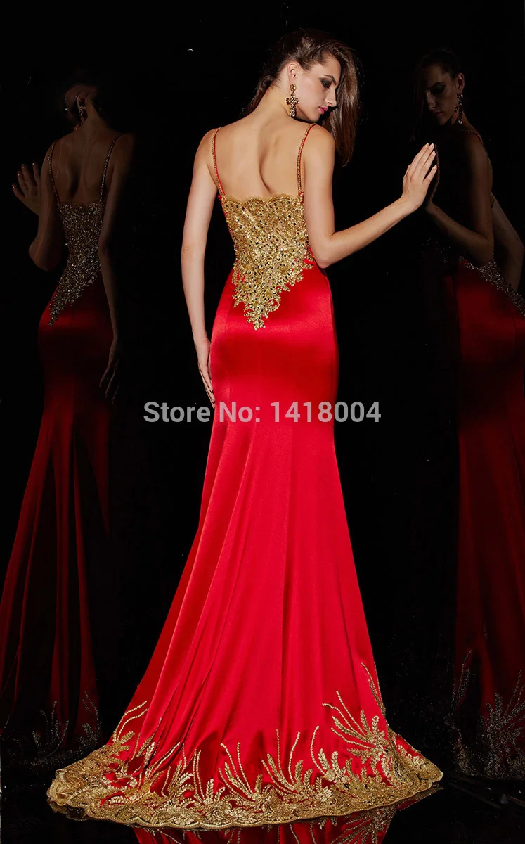 6A-2015 new sweetheart mermaid prom gowns sexy sequins spaghetti strap beading colorful retro evening dress party dresses | Свадьбы и