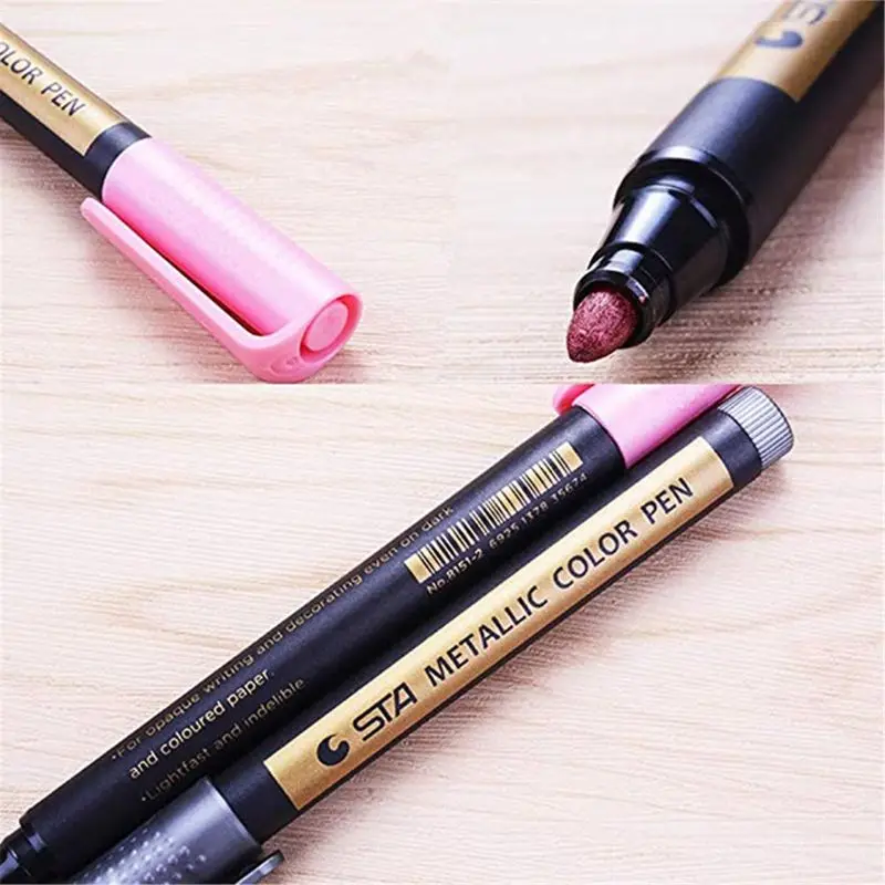 10 шт./компл. металлические маркеры ручки краски премиум цветные чернила