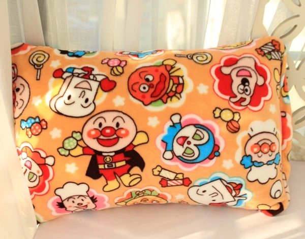 1 шт. очень мягкая мультяшная Подушка Anpanman Baikinman чехол плюшевое фланелевое одеяло