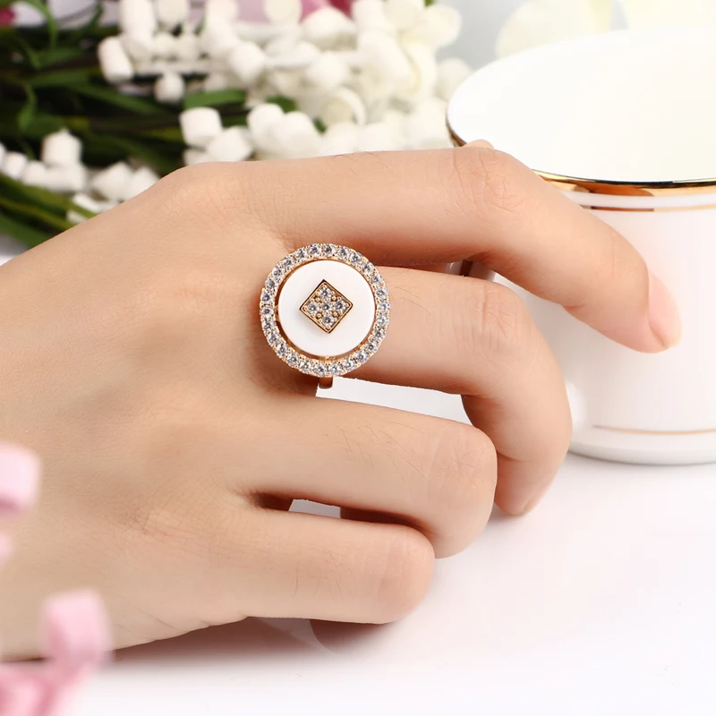 Женский винтажный комплект ювелирных изделий большие круглые стальные кольца и