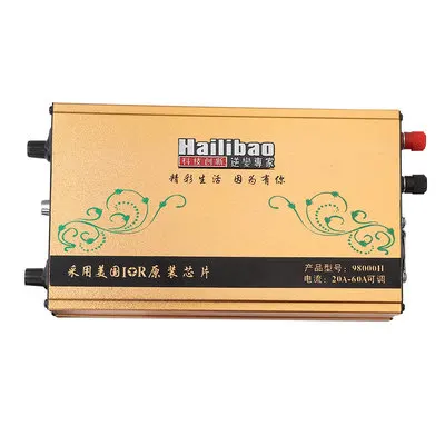 Hailibao 10000AV Mini power Saver 12V Инвертор батарейный блок энергосберегающий мощный электроусилитель - Цвет: Белый