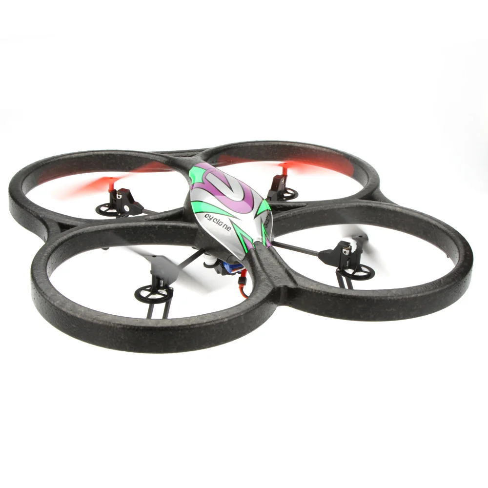 Профессиональные WLtoys V666 5,8G FPV 6 Axis 4CH RC для большого квадрокоптера Дрон «НЛО» с 2.0MP HD камерой и монитором RTF hexacopter
