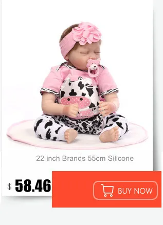 50 см силиконовая кукла-Реборн, игрушки, Реалистичная мягкая ткань для тела, для новорожденных, Bebe, кукла-Реборн, подарок на день рождения для девочек, Brinquedos
