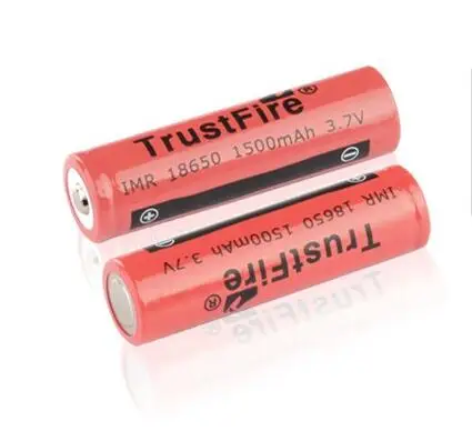 

8pcs/lot TrustFire IMR 18650 3.7V 1500mah Rechargeable Battery Lithium-ion Batteries For LED Flashlights electronic cigarettes