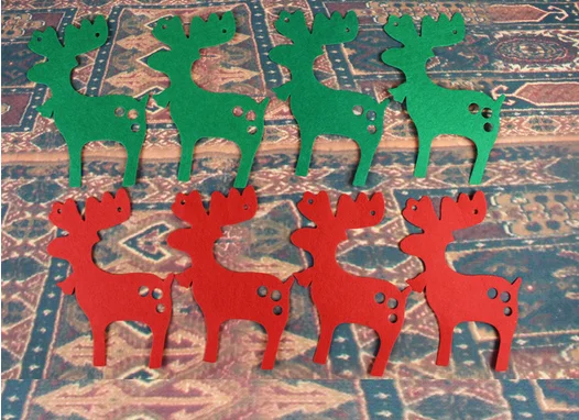 10 компл./лот Рождественская вечеринка украшенный флагом лося | Дом и сад