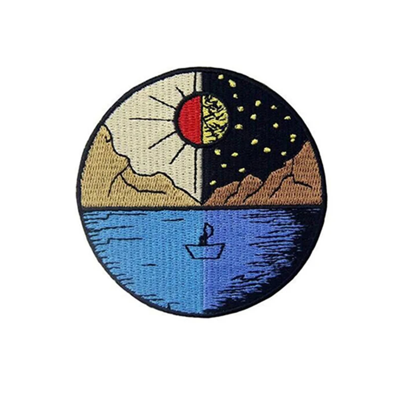 Вышитая аппликация UFO in The Wild Explore для использования на открытом воздухе | Дом и сад