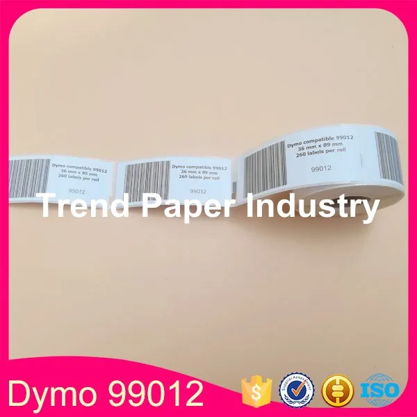 60 рулонов Dymo 99012 совместимые адресные этикетки 450 Turbo 36x89 мм 260 шт. | Компьютеры и