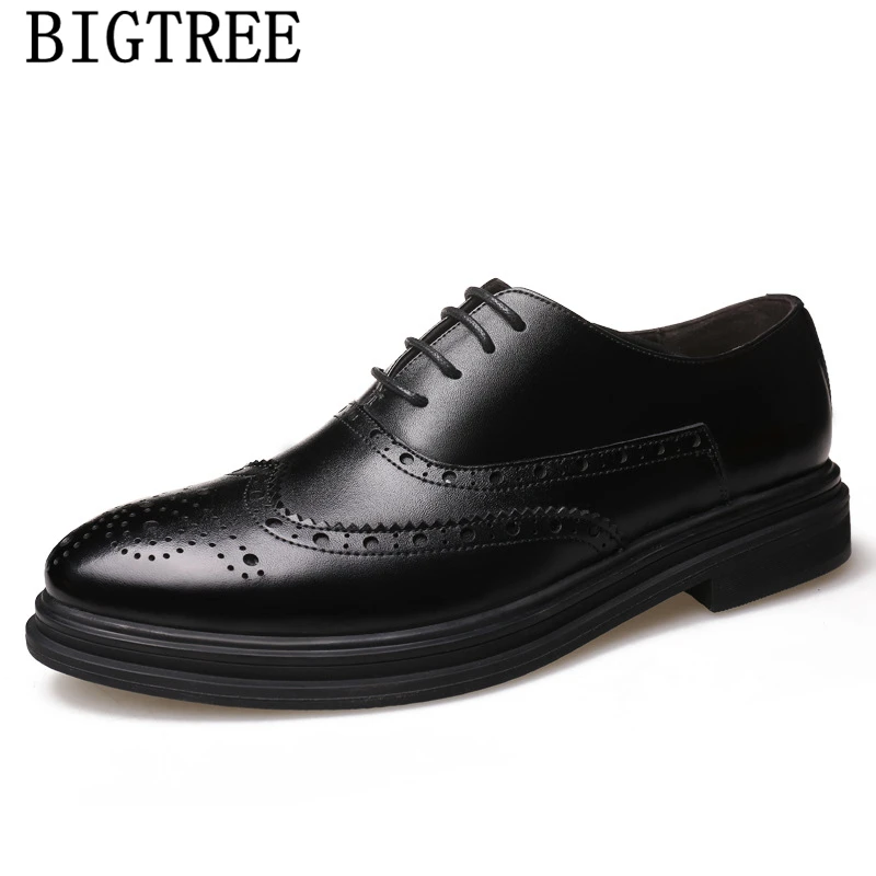 Обувь с перфорацией типа броги Для мужчин Классика s Туфли-броги брендовая