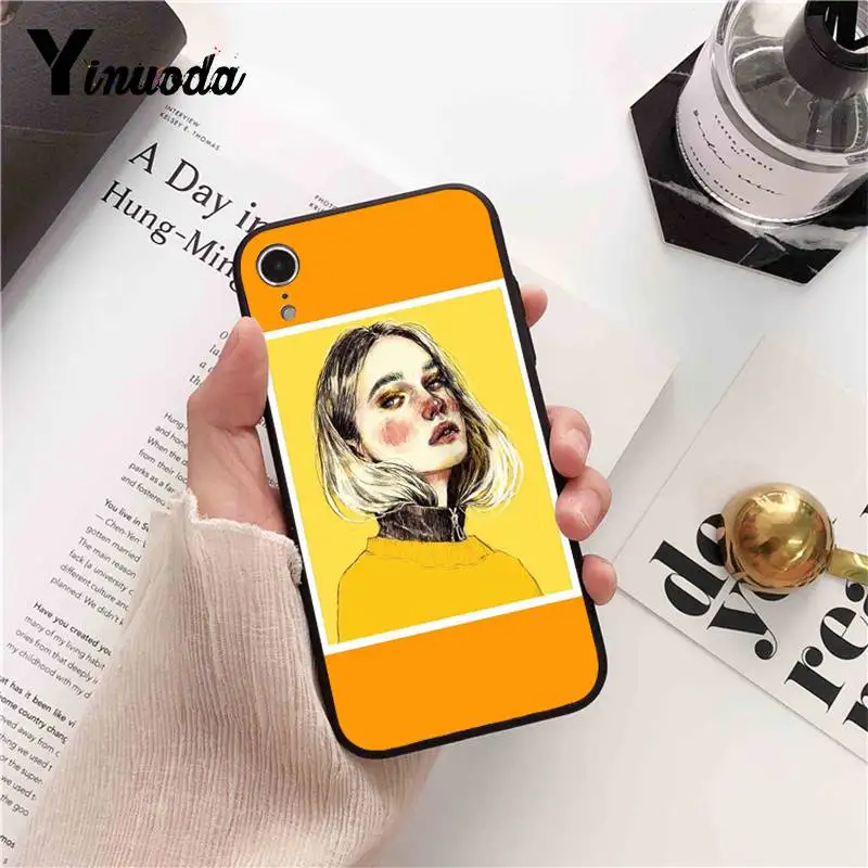 Yinuoda Модный чехол для телефона с рисунком на тему любви iPhone 8 7 6 6S 6Plus X XS MAX 5 5S SE XR 11 pro