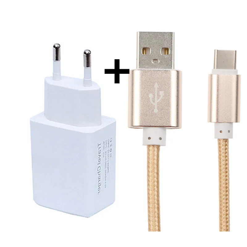 Зарядное устройство переменного тока с портом USB Type C и зарядным шнуром для Xiaomi mi 5