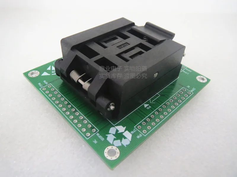 100% новый и оригинальный YAMAICHI LQFP100 PIC24FJ256GB110 0 4 мм IC сжигающий адаптер для сиденья