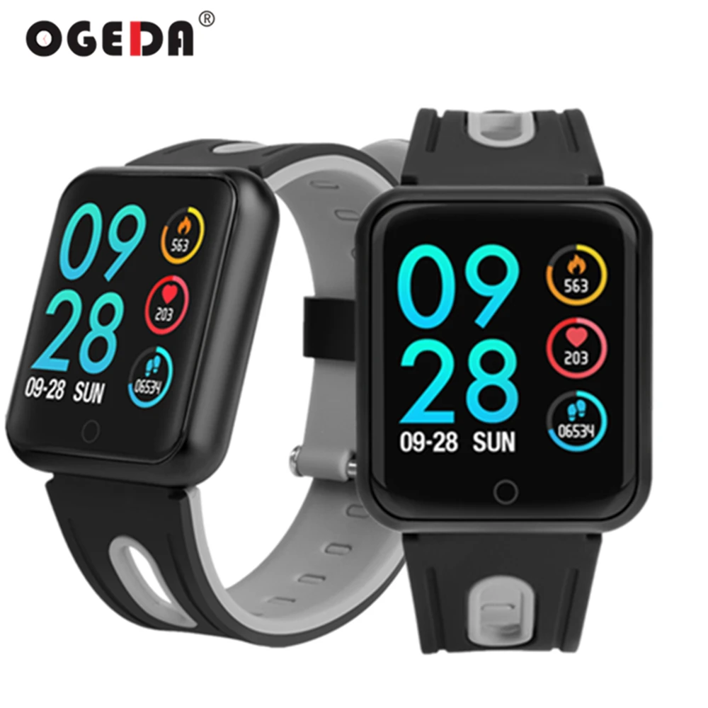 OGEDA P68 Смарт-часы с сетчатым часы на магнитном ремешке здоровый сердечного ритма в