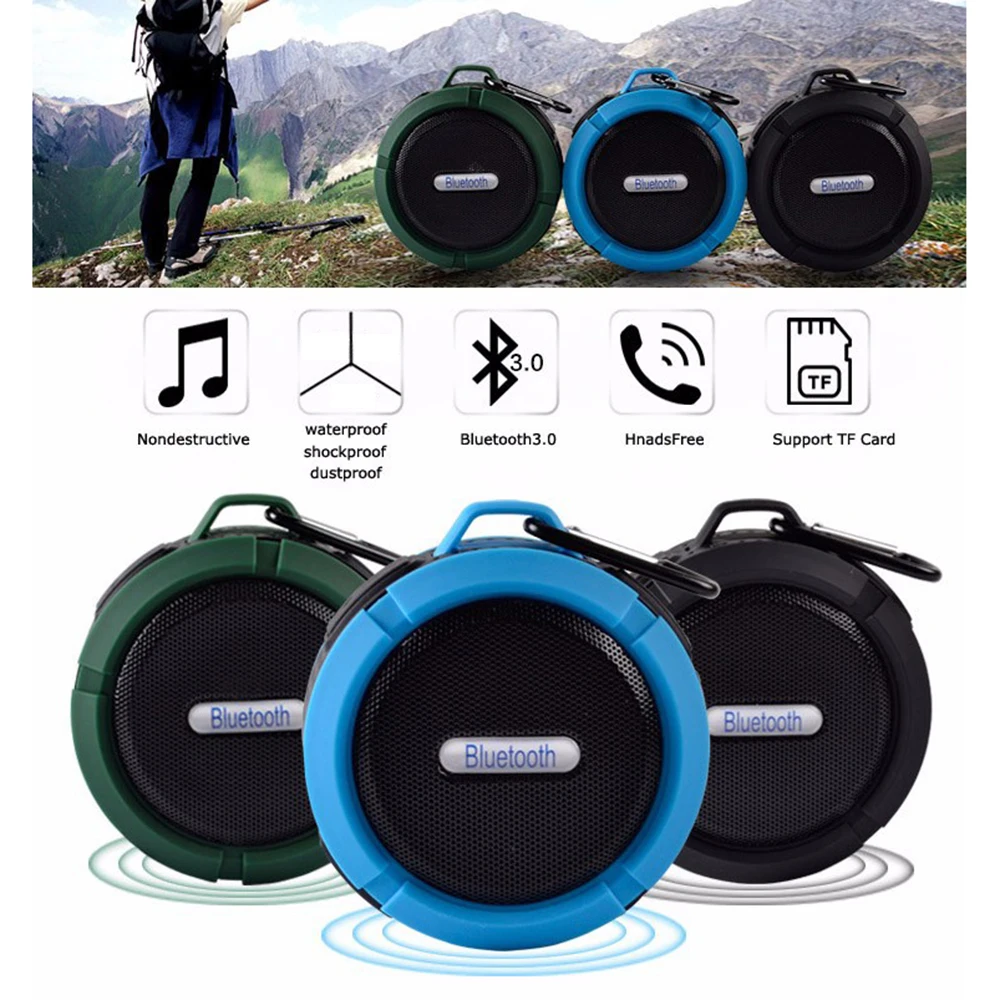 5 цветов Портативный открытый Велосипедный спорт мини C6 Беспроводной Bluetooth