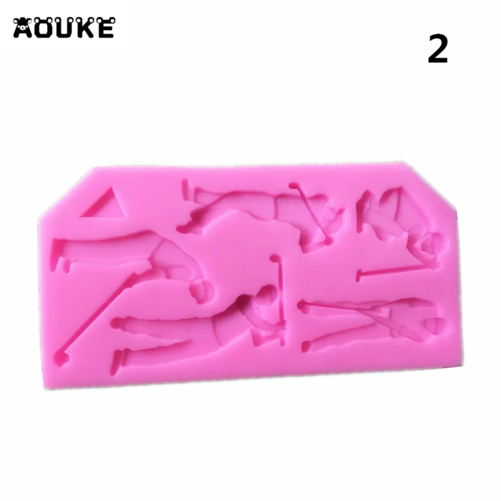 Спортивная серия форма для помадки торта силиконовая печенья кондитерских