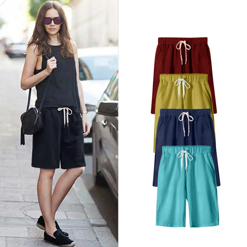 Брюки женские хлопковые свободные повседневные большого размера плюс 7xl 8xl |