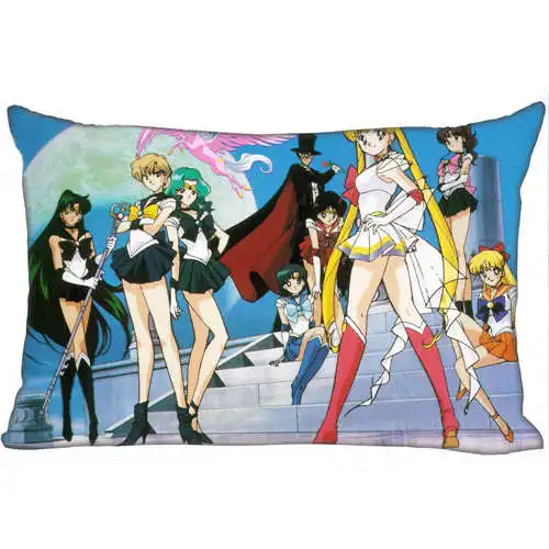 Лучшие наволочки на заказ Sailor_Moon(1)@ 1 спальня прямоугольная Наволочка на молнии(с одной стороны)@ 181205-05-03-146 - Цвет: Pillowcase