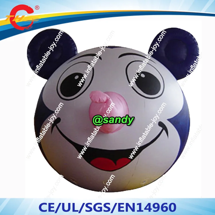 Надувной воздушный шар надувной с гелием для лица животного