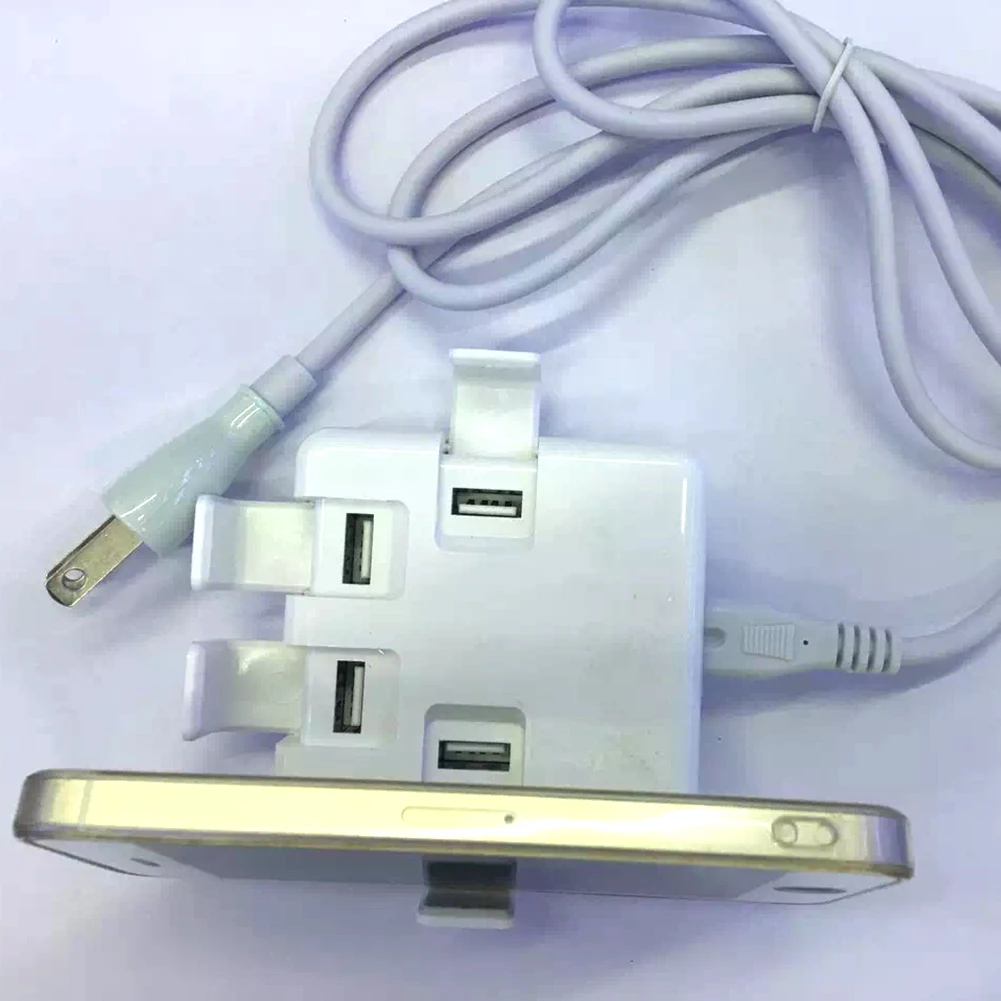 Универсальный 4A 4 порта USB настенное зарядное устройство Micro для планшетных ПК