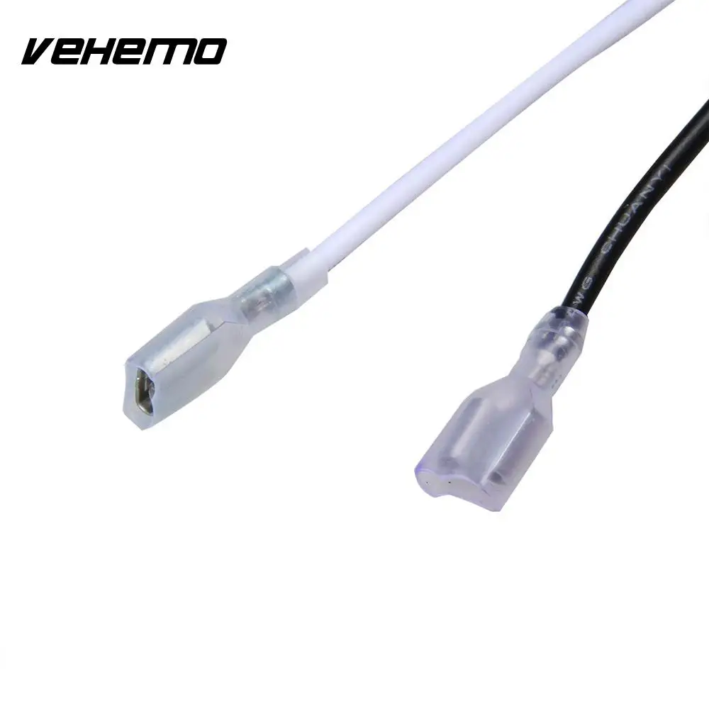 Vehemo подключение 2 LED Жгут проводов комплект реле предохранителя фара проводка