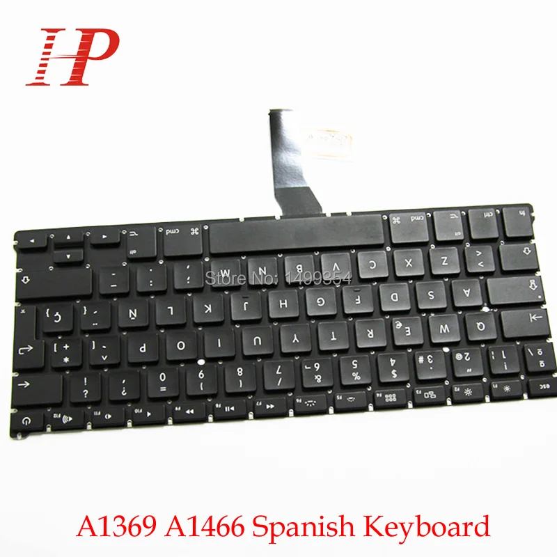 5 шт. Новый A1369 A1466 Испания испанская клавиатура для Apple Macbook Air 13 ''A1466