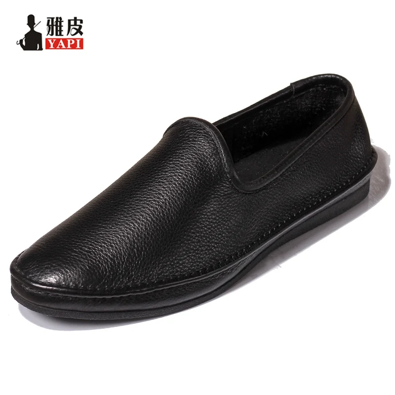 Американские размеры 6-10 Сезон весна-лето Мужские лоферы без застежки из