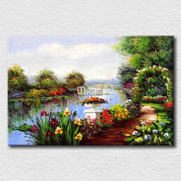 Картонный мир пейзаж Масляные картины красивые принты с пейзажем на стене