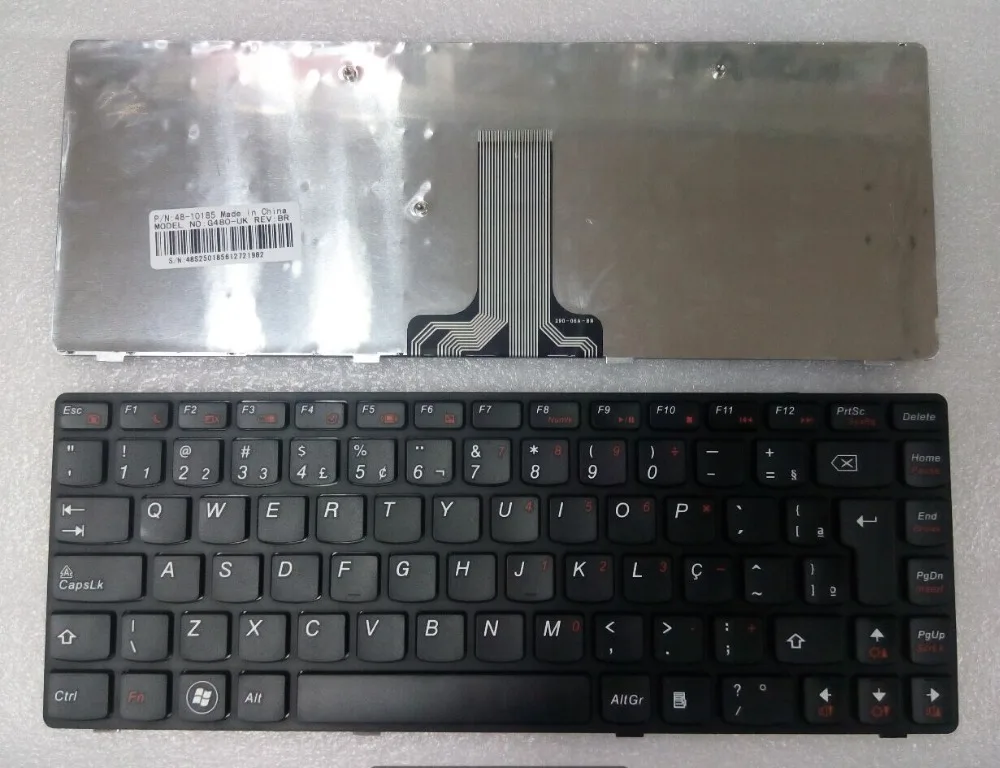 Бесплатная доставка новая клавиатура для ноутбука Lenovo IdeaPad G480 G485 B480 B485 Z380 Z385 Z480 с