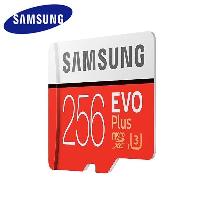 Новая 100% Оригинальная карта памяти Samsung Micro Sd 256 Гб Microsd карты Sdhc Sdxc Max 95 МБ/с./с Evo C10