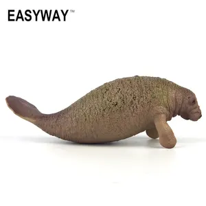Фигурка животного EASYWAY, развивающая игрушка из пластика, морская корова, Русалка, дикая природа, морская жизнь, морской подарок