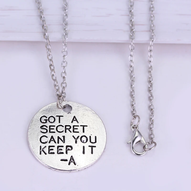1 комплект модное ожерелье с подвеской Pretty Little Liars из фильма Get A Secret|Ожерелья