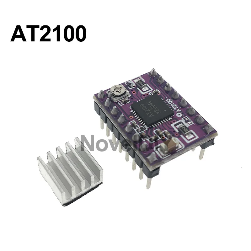 Reprap шаговый модуль драйвера A4988 DRV8825 AT2100 шаговый двигатель модуль драйвера с радиатором для 3d принтера Ramps 1,4 CNC щит