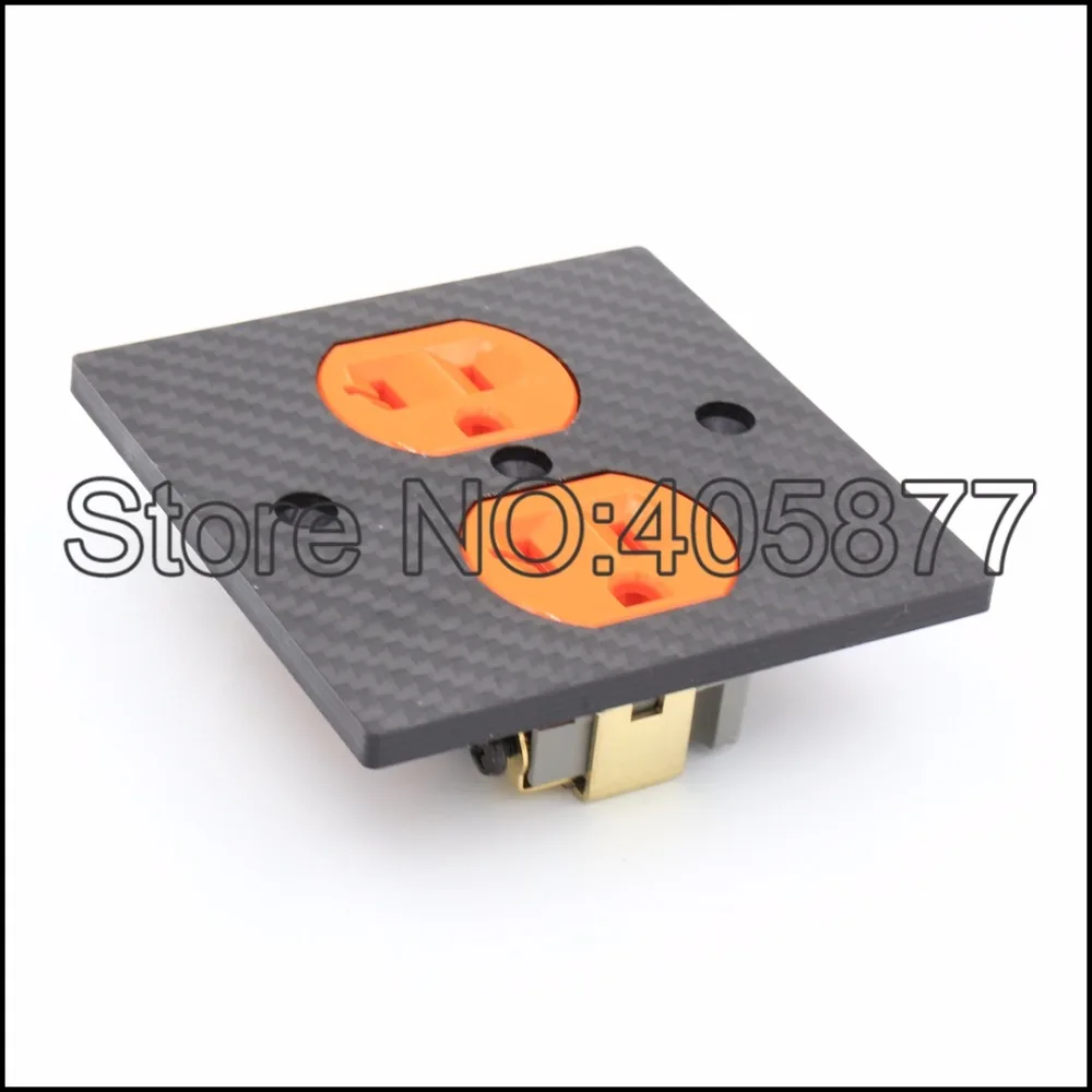 5 шт. США AC Мощность Duple сосуды розетки Красный Медь разъем|us socket|us outletwall outlet |