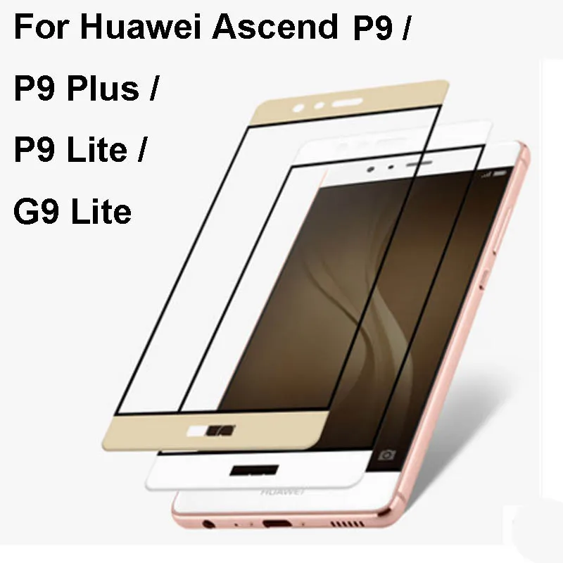 

Ultra Thin Full Cover Premium Tempered Glass Front Screen Protector Film For Huawei Ascend P9 / P9 Plus / P9 Lite / G9 Lite