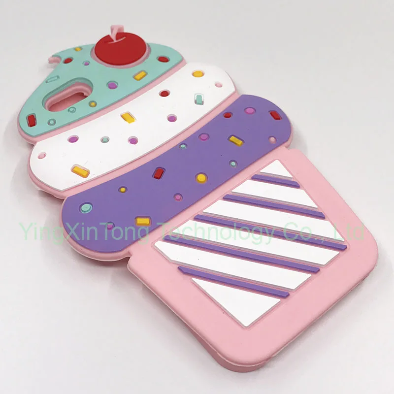 Soft Silicone 3D Cherry Cupcake Ice Cream Cartoon Capa Phone Case Cover for iPhone 8 7 7Plus 5 5S SE 6 6S Plus 6SPlus Coque image 5